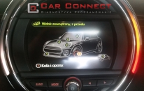 mini cooper polskie menu zmiana radia fale