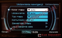 rnse audi polskie menu aktualizacja