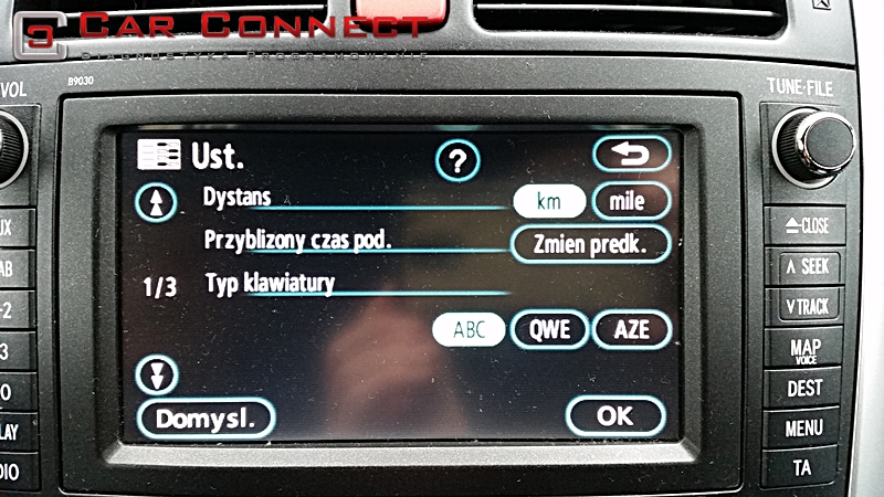 Język Polski Menu Toyota, Język Polski Toyota, Polskie Menu Toyota Rzeszow, Polskie Lektor Toyota